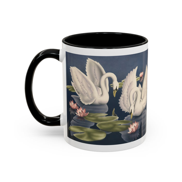 Turner Swans and Lillies Coffee Mug | Print-on-Demand Ceramic Accent Mug (11/15oz)