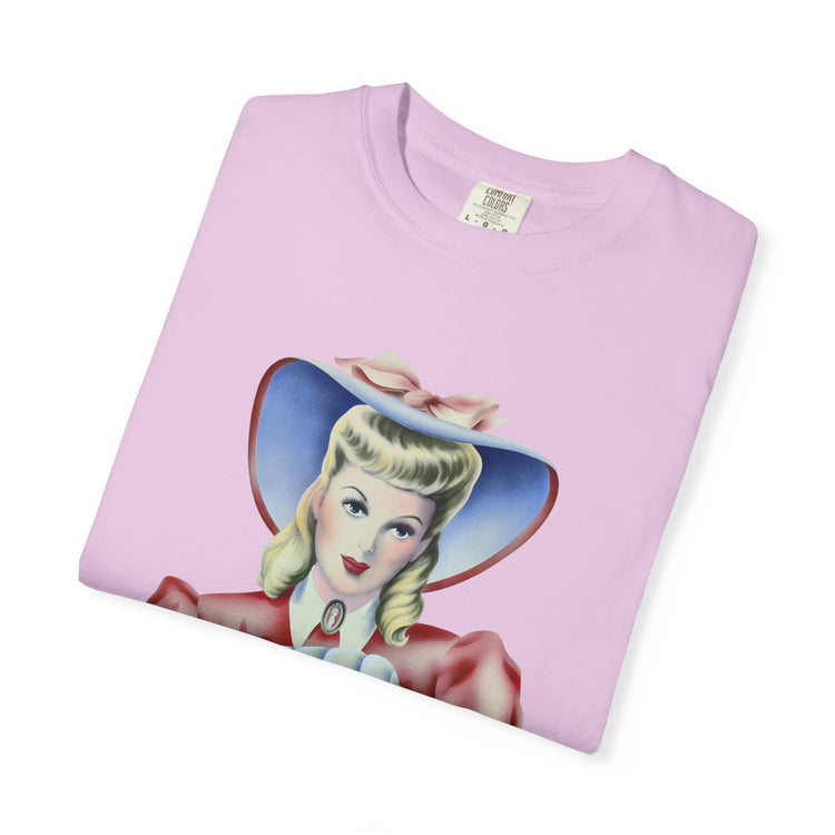 "Warmth, not ICE" Vintage Portrait Tee | Pro-Immigrant Activism | Garment-Dyed Heavyweight Crewneck