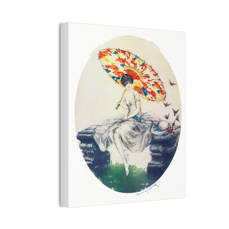 Parasol by Louis Icart | Museum-Quality Canvas Print | Art Deco Wall Art