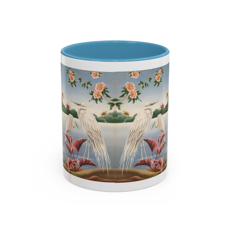 Turner Egrets Coffee Mug | Print-on-Demand Ceramic Accent Mug (11/15oz)