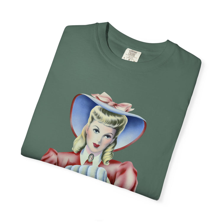 "Privilege is Invisible" Vintage Portrait Tee | White Accountability | Garment-Dyed Heavyweight Crewneck