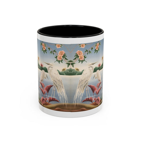 Turner Egrets Coffee Mug | Print-on-Demand Ceramic Accent Mug (11/15oz)