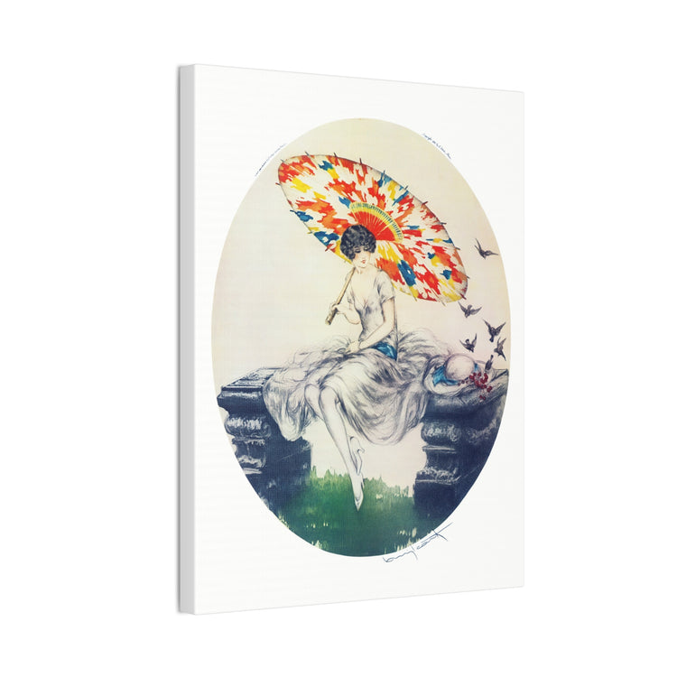 Parasol by Louis Icart | Museum-Quality Canvas Print | Art Deco Wall Art