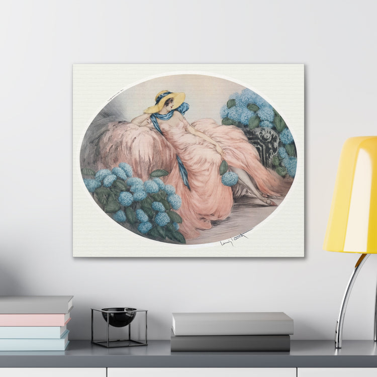 Hortense by Louis Icart | Museum-Quality Canvas Print | Art Deco Wall Art
