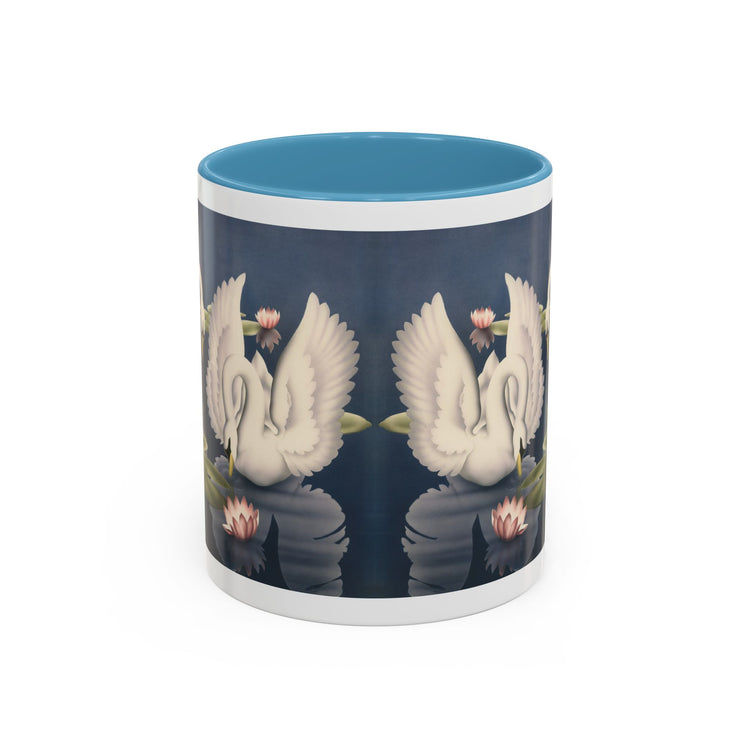 Turner Swans and Lillies Coffee Mug | Print-on-Demand Ceramic Accent Mug (11/15oz)