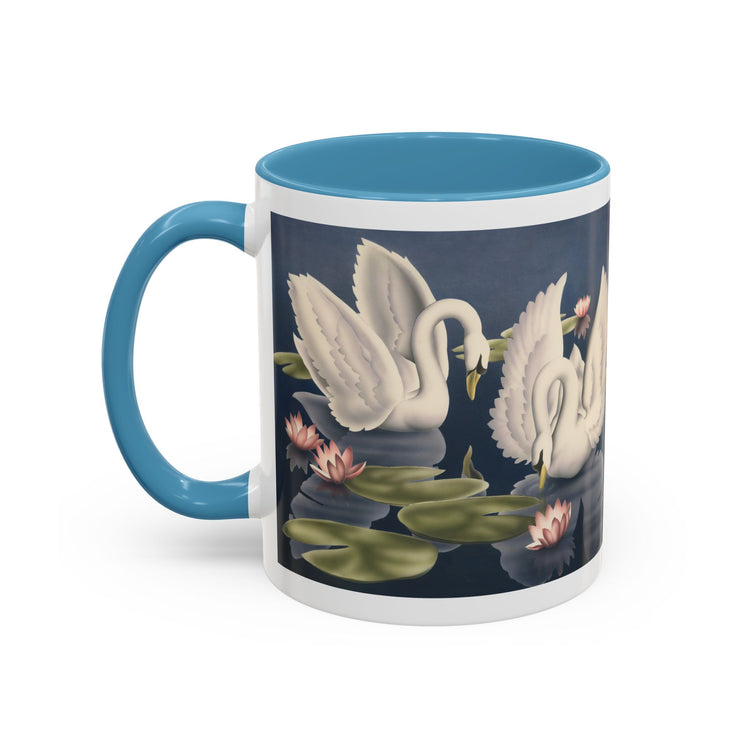 Turner Swans and Lillies Coffee Mug | Print-on-Demand Ceramic Accent Mug (11/15oz)