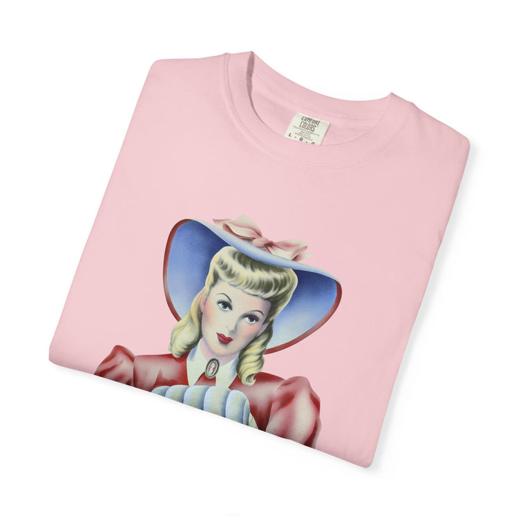 "Privilege is Invisible" Vintage Portrait Tee | White Accountability | Garment-Dyed Heavyweight Crewneck