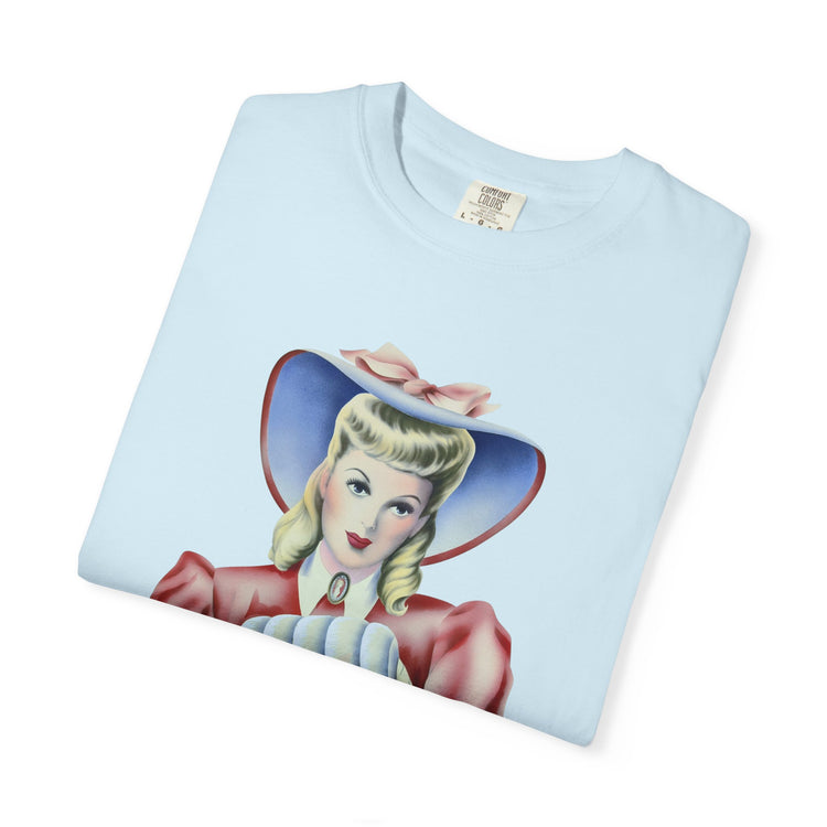 "Privilege is Invisible" Vintage Portrait Tee | White Accountability | Garment-Dyed Heavyweight Crewneck