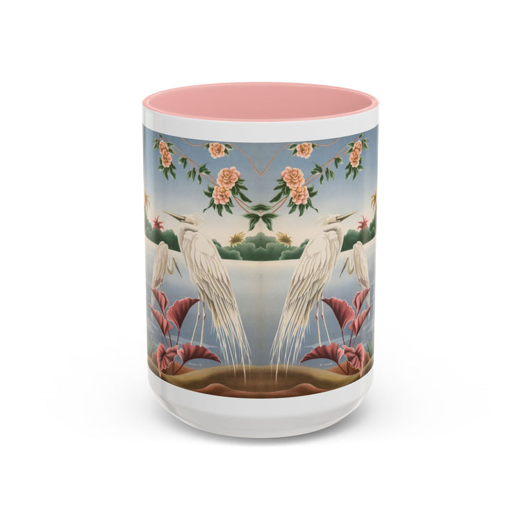 Turner Egrets Coffee Mug | Print-on-Demand Ceramic Accent Mug (11/15oz)