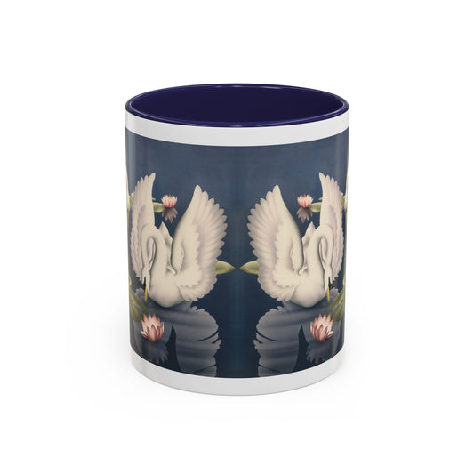 Turner Swans and Lillies Coffee Mug | Print-on-Demand Ceramic Accent Mug (11/15oz)