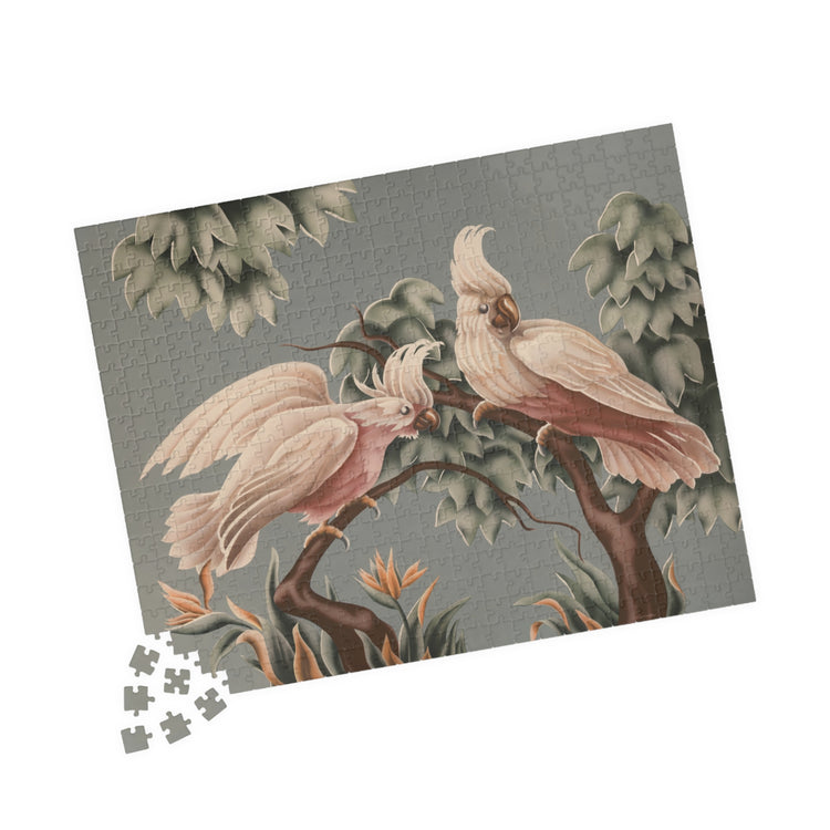 Turner White Cockatoo Jigsaw Puzzle — Vintage Tropical Bird Puzzle (110–1014 pcs)