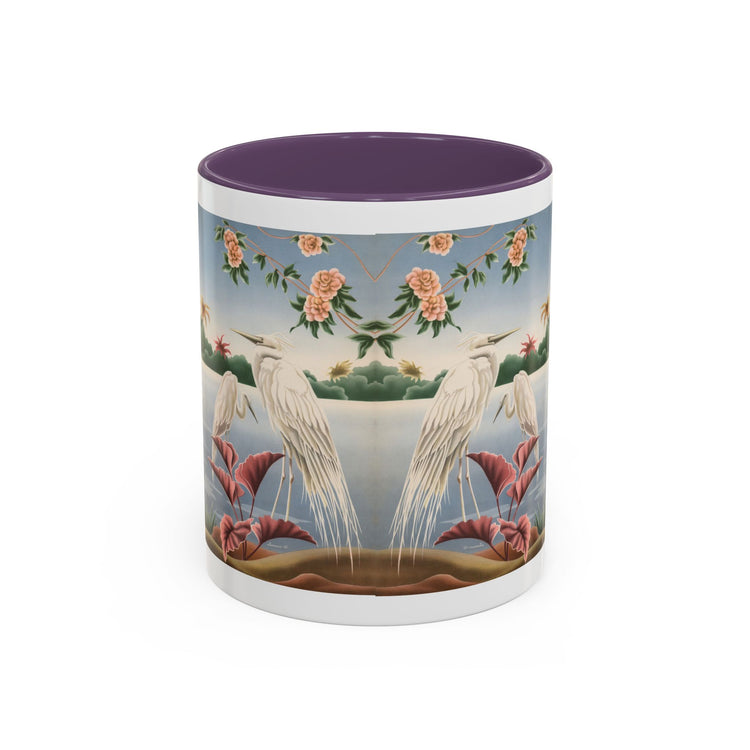 Turner Egrets Coffee Mug | Print-on-Demand Ceramic Accent Mug (11/15oz)