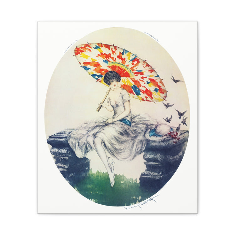 Parasol by Louis Icart | Museum-Quality Canvas Print | Art Deco Wall Art