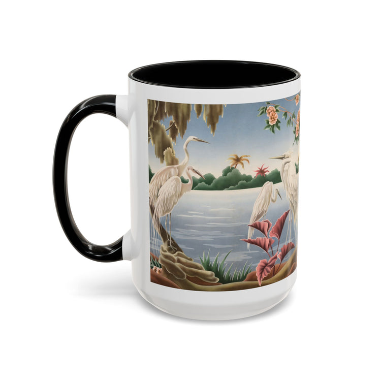 Turner Egrets Coffee Mug | Print-on-Demand Ceramic Accent Mug (11/15oz)