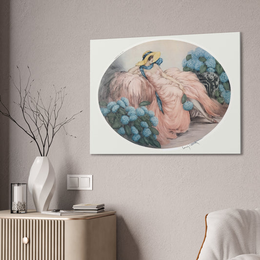 Hortense by Louis Icart | Museum-Quality Canvas Print | Art Deco Wall Art
