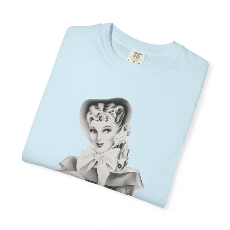"Warmth, not ICE" Vintage Portrait Tee | Pro-Immigrant Activism | Garment-Dyed Heavyweight Crewneck