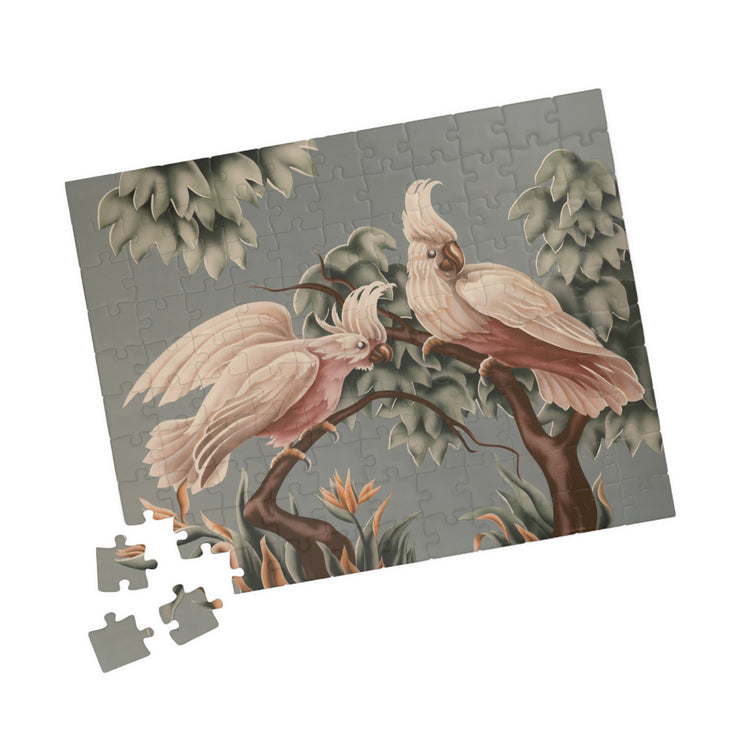 Turner White Cockatoo Jigsaw Puzzle — Vintage Tropical Bird Puzzle (110–1014 pcs)