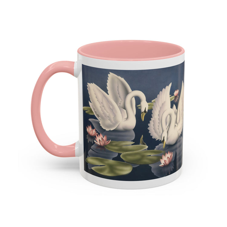 Turner Swans and Lillies Coffee Mug | Print-on-Demand Ceramic Accent Mug (11/15oz)