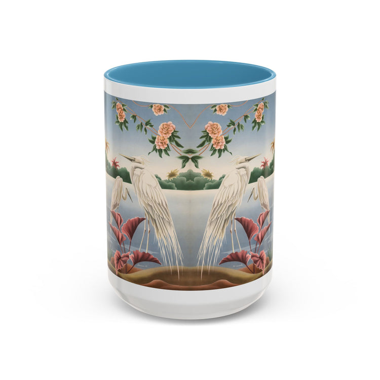 Turner Egrets Coffee Mug | Print-on-Demand Ceramic Accent Mug (11/15oz)
