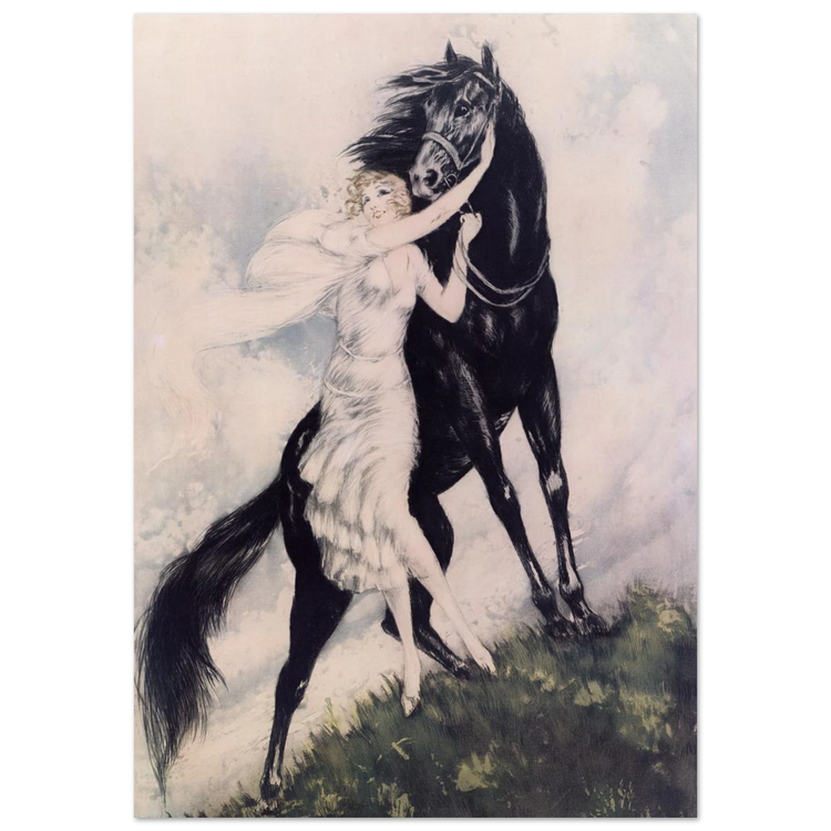 Youth by Louis Icart | Fine Art Poster | Art Deco Wall Art