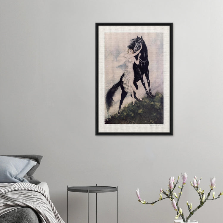 Youth by Louis Icart | Framed Canvas Print | Art Deco Wall Art