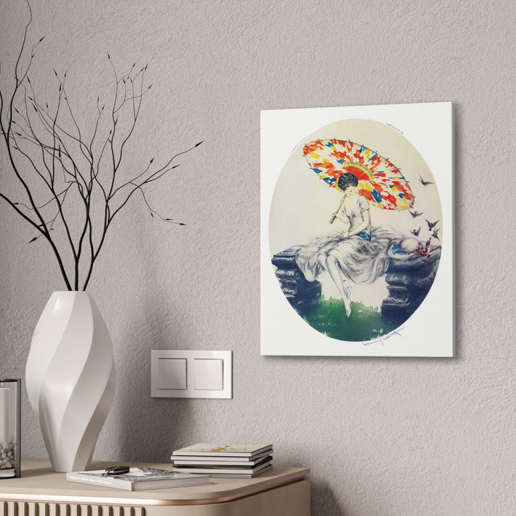 Parasol by Louis Icart | Museum-Quality Canvas Print | Art Deco Wall Art