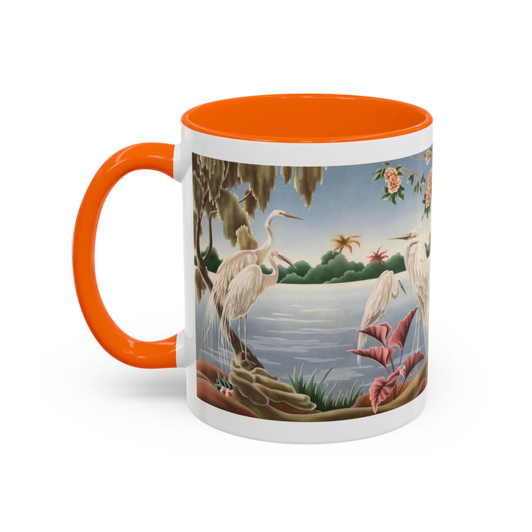 Turner Egrets Coffee Mug | Print-on-Demand Ceramic Accent Mug (11/15oz)