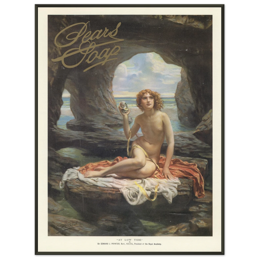 Pears Soap | Metal Framed Poster | Vintage Advertising Art