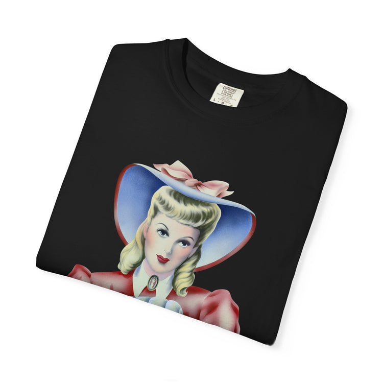 "Warmth, not ICE" Vintage Portrait Tee | Pro-Immigrant Activism | Garment-Dyed Heavyweight Crewneck
