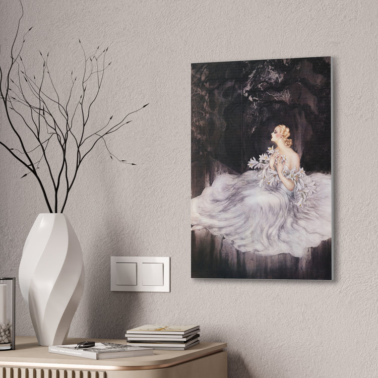 Lilies by Louis Icart | Museum-Quality Canvas Print | Art Deco Wall Art