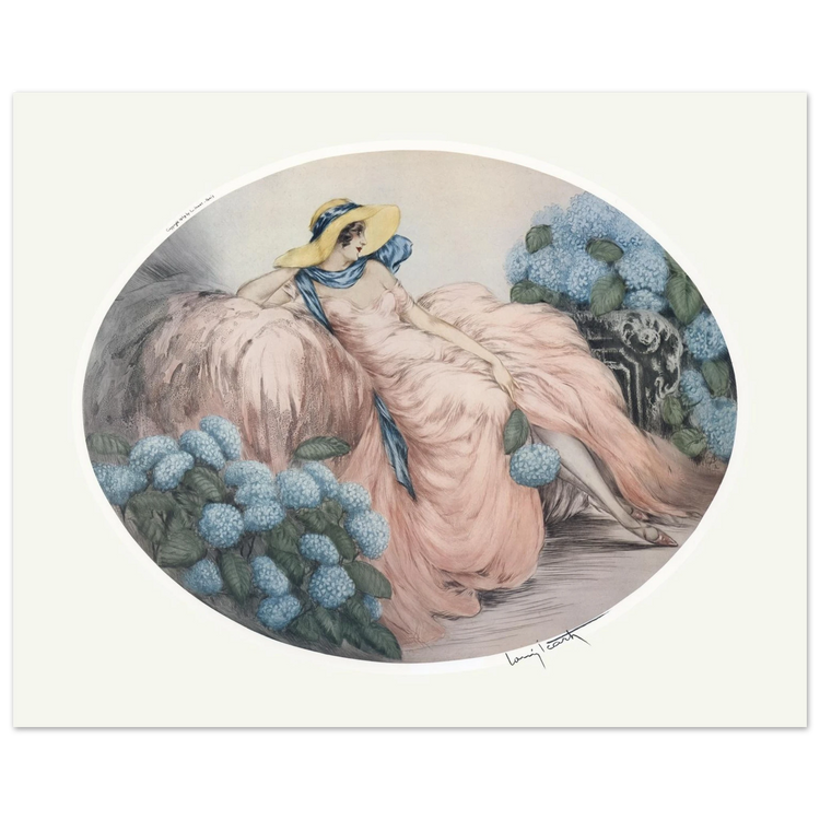 Hortense by Louis Icart | Fine Art Poster | Art Deco Wall Art