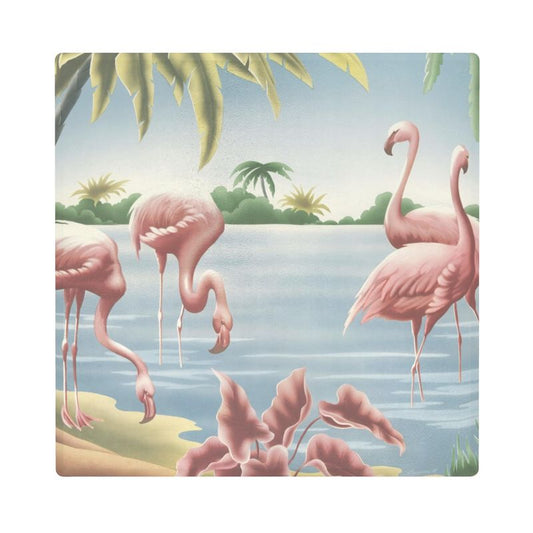 Turner Birds Ceramic Coaster Set (4pc) | Print-on-Demand Decorative Coasters