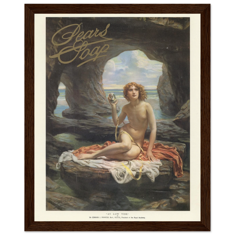 Pears Soap | Wooden Framed Poster | Vintage Advertising Art