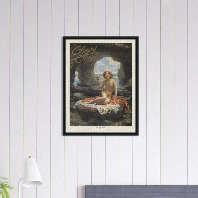 Pears Soap | Framed Canvas Print | Vintage Advertising Art