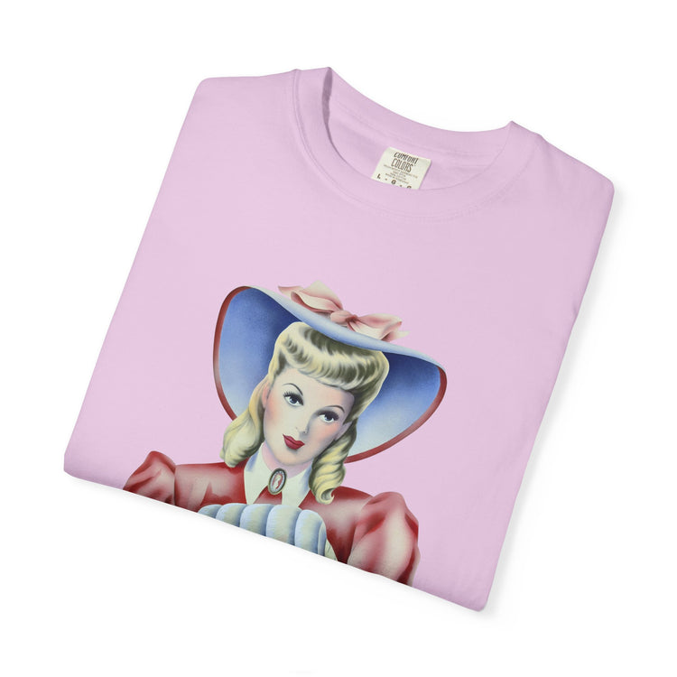 "Privilege is Invisible" Vintage Portrait Tee | White Accountability | Garment-Dyed Heavyweight Crewneck