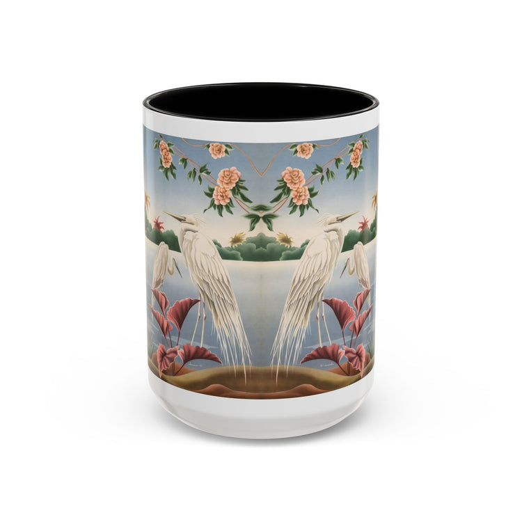Turner Egrets Coffee Mug | Print-on-Demand Ceramic Accent Mug (11/15oz)