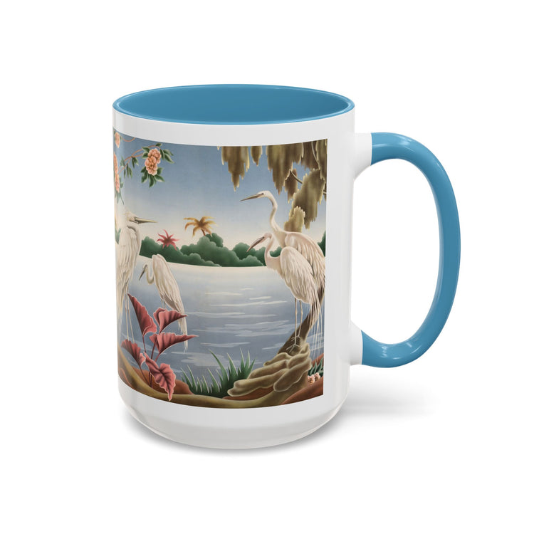 Turner Egrets Coffee Mug | Print-on-Demand Ceramic Accent Mug (11/15oz)