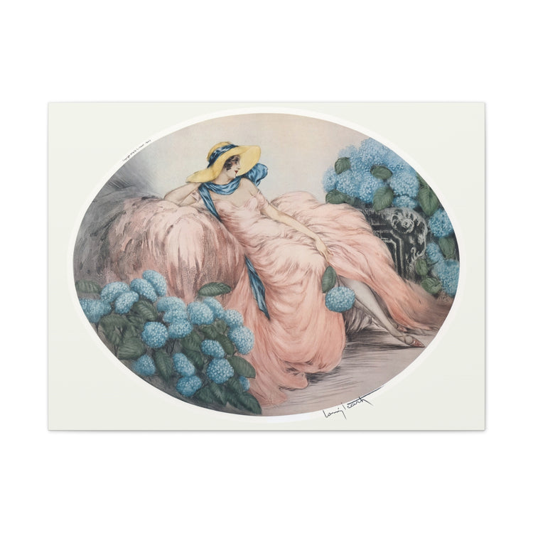Hortense by Louis Icart | Museum-Quality Canvas Print | Art Deco Wall Art