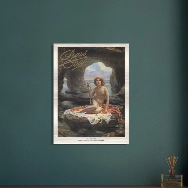 Pears Soap | Brushed Aluminum Print | Vintage Advertising Art