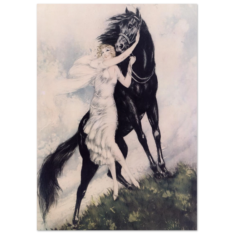 Youth by Louis Icart | Fine Art Poster | Art Deco Wall Art