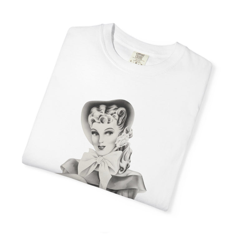 "Warmth, not ICE" Vintage Portrait Tee | Pro-Immigrant Activism | Garment-Dyed Heavyweight Crewneck