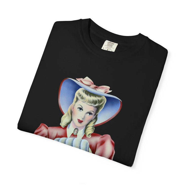 "Privilege is Invisible" Vintage Portrait Tee | White Accountability | Garment-Dyed Heavyweight Crewneck