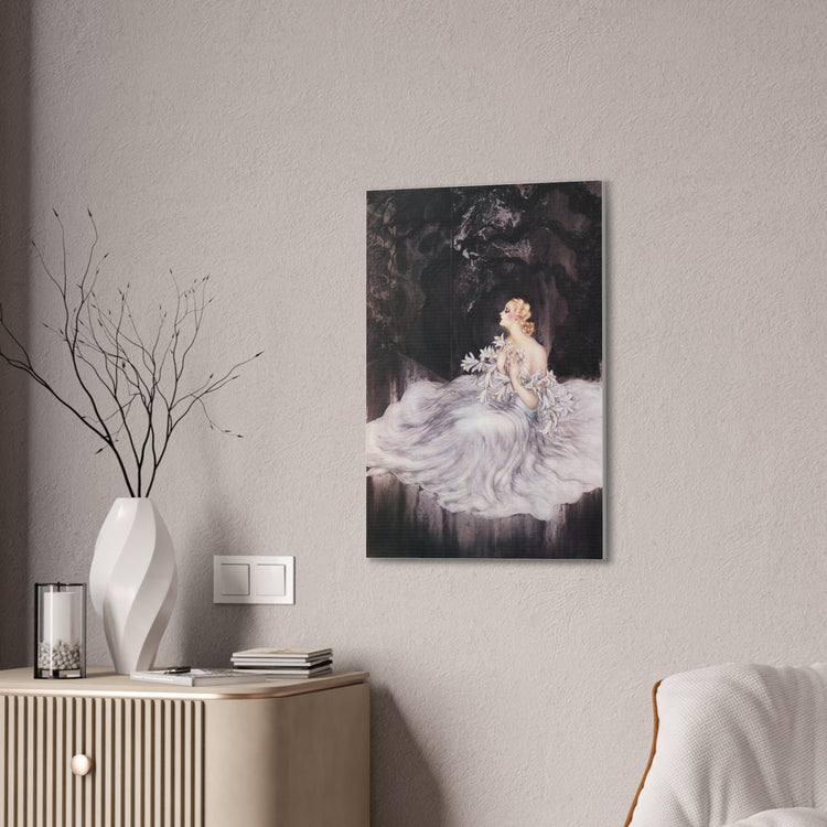 Lilies by Louis Icart | Museum-Quality Canvas Print | Art Deco Wall Art