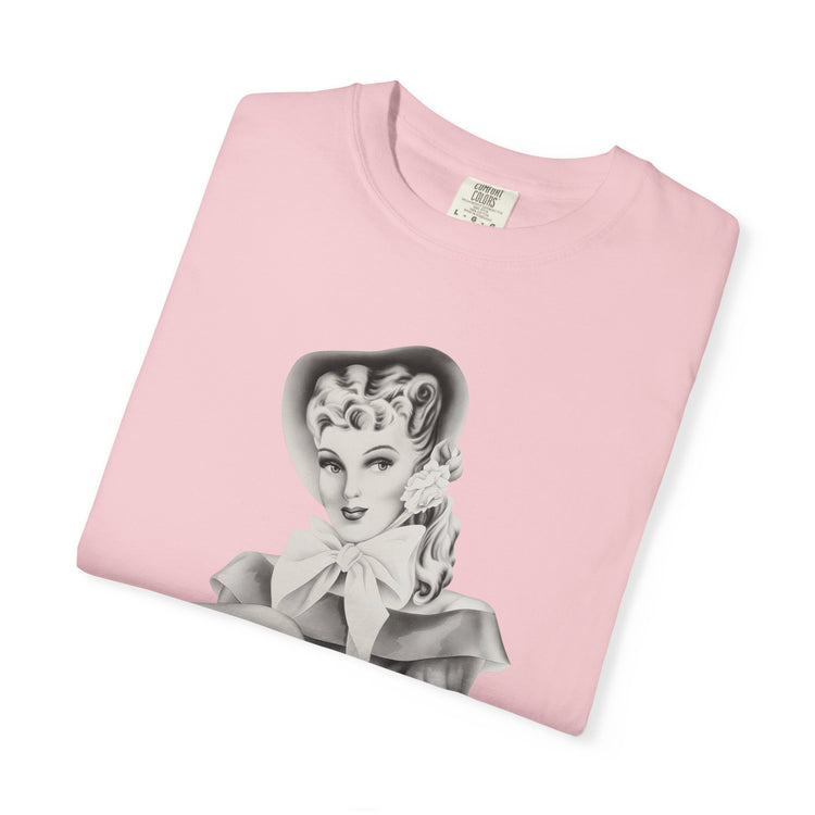 "Warmth, not ICE" Vintage Portrait Tee | Pro-Immigrant Activism | Garment-Dyed Heavyweight Crewneck