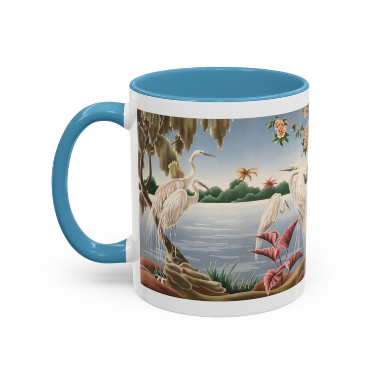 Turner Egrets Coffee Mug | Print-on-Demand Ceramic Accent Mug (11/15oz)