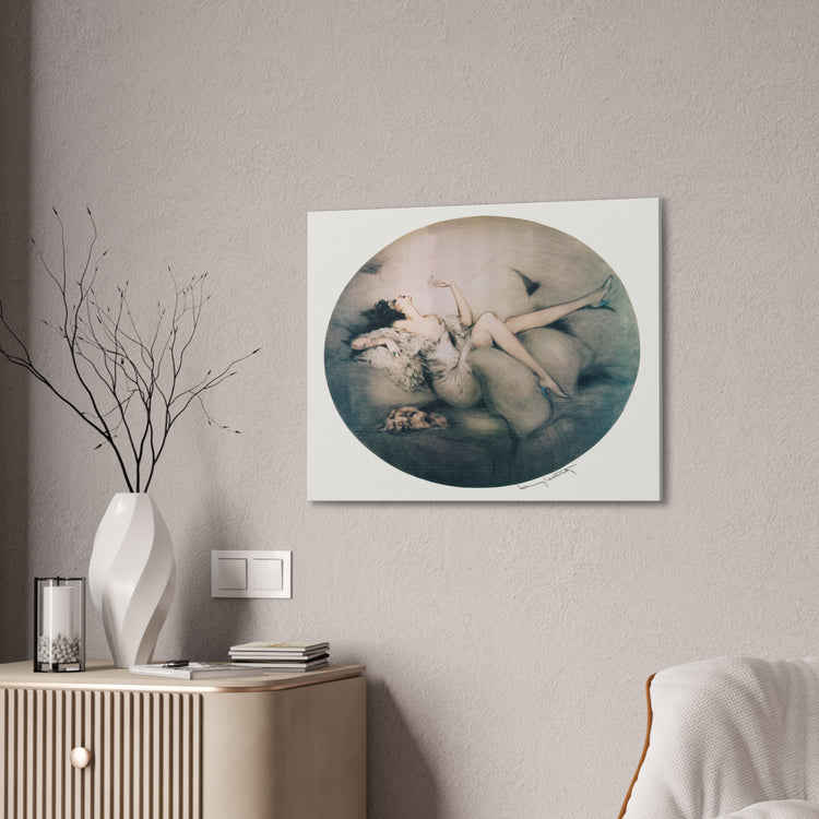 Cigarette Memories by Louis Icart | Museum-Quality Canvas Print | Art Deco Wall Art