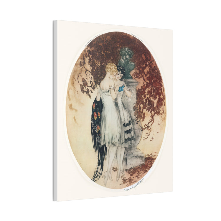 Secrets by Louis Icart | Museum-Quality Canvas Print | Art Deco Wall Art