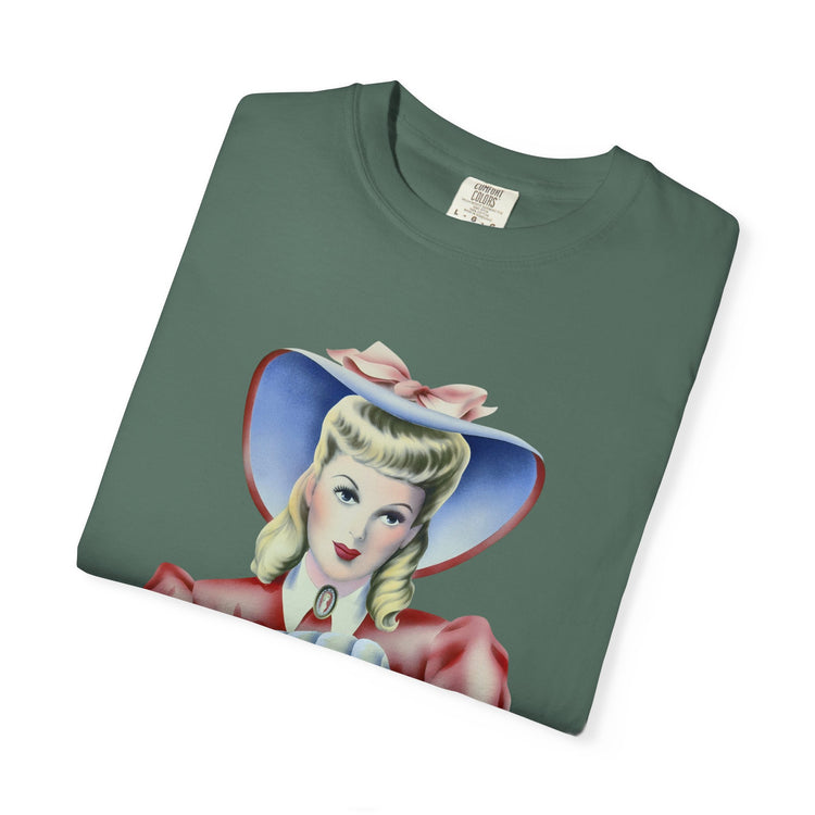 "Warmth, not ICE" Vintage Portrait Tee | Pro-Immigrant Activism | Garment-Dyed Heavyweight Crewneck