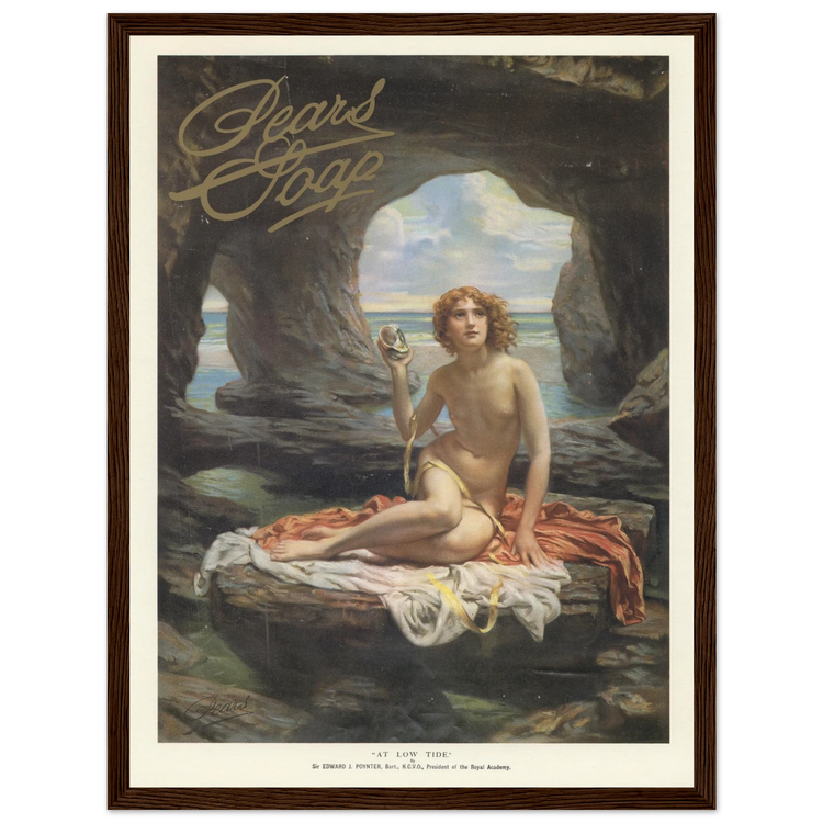 Pears Soap | Wooden Framed Poster | Vintage Advertising Art