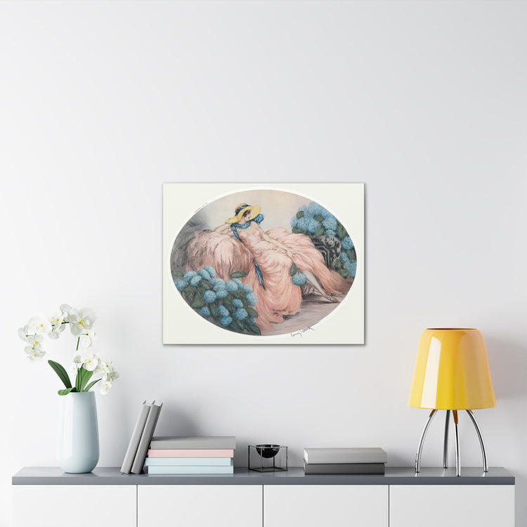 Hortense by Louis Icart | Museum-Quality Canvas Print | Art Deco Wall Art